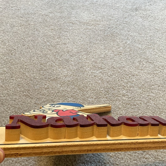 Baseball boy wall hanging with name “Nathan” - Picture 5 of 5